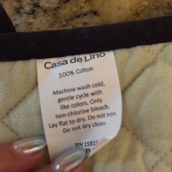 Native American & Southwest Together! 2 Potholders & Hand Blown Margarita Glass - Picture 7 of 7